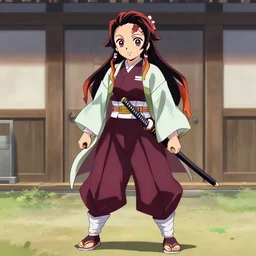 full body kimi no na wa shinsekai yori musume kunoichi katana anime