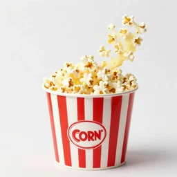 photo of movie theater popcorn bucket overflowing