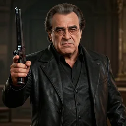 video game still of danny devito in the video game resident evil 2,
