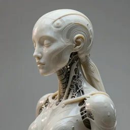 organic cyborg, diffuse lighting, fantasy, intricate, elegant, highly detailed, lifelike, photorealistic, digital painting, artstation, illustration, concept art, smooth, sharp focus, art by skunkyfly