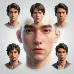 beautiful face, character sheet, concept design, contrast, hot toys, kim jung gi, greg rutkowski, zabrocki, karlkka, jayison devadas, trending on artstation, 8 k, 3 d model, photo, realistic, octane render, ultra wide angle, pincushion lens effect