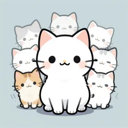 cute kitten, clean cel shaded vector art. shutterstock. behance hd by lois van baarle, artgerm, helen huang, by makoto shinkai and ilya kuvshinov, rossdraws, illustration