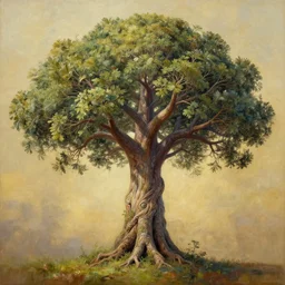 tree of life 8 k 3 d 8 k resolution detailed painting maximalist trending on artstation unreal engine abstract matte background