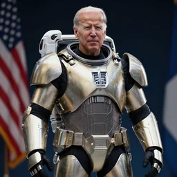 joe biden in space marine armor
