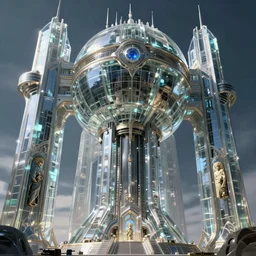 gigantic mechanic glass transparent megastructure, warhammer, cyberpunk, intricate, elegant, highly detailed, digital painting, artstation, concept art, smooth, sharp focus, octane render, dramatic lighting, volumetric lighting, cinematic lighting, art by artgerm and greg rutkowski and alphonse mucha and zdislav beksinski and wayne barlowe