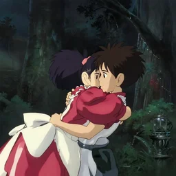 a high definition screenshot from the ethereal and hauntingly beautiful fantasy anime film by studio ghibli and makoto shinkai