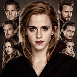 portrait emma watson vampire hunter, fine details, realistic shaded lighting poster by greg rutkowski, magali villeneuve, artgerm, jeremy lipkin and michael garmash and rob rey