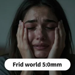 sad world 50mm award winning photo of a person crying dramatic photo, emotional, desperation, inspiration, beautiful photography, cinematic, close up,