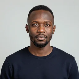 portrait of a man by david uzochukwu