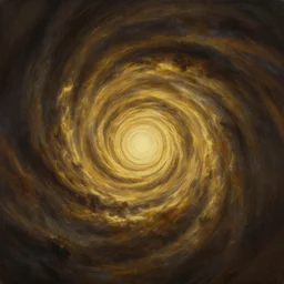 deep abyss, vortex in empty void, golden ratio, asymmetric, oil on canvas, david marquez, makoto shinka, cinematic volumentric lighting, hyper detailed, octane render,