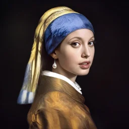angelina jolie as the girl with a pearl earring