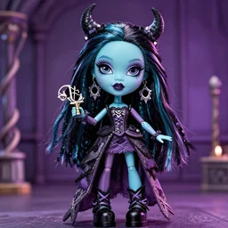 monster high haunt couture doll, photography, hd, award winning photo.