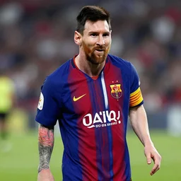 Lionel Messi hyper realistic