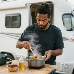 sebulba cooking meth in an rv