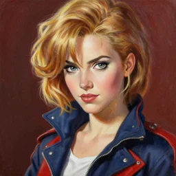 Ana de Armas as faye valentine from Cowboy Bebop, extremely detailed, painting, portrait