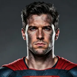 facial portrait of coal miner man, marvel superhero, vivid, coal dust, super suit, illustrator