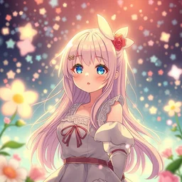 isekai cute anime girl in a magical music video, stylized, beautiful lineart, depth focus, rankings pixiv, artstation, chromatic aberration, soft lighting, srgb, 4 k artstation, hdr, cinematic, by mihoyo, nitroplus, ilya kuvshinov, leyendecker, wlop, guweiz