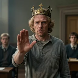 Good morning, Worm your honor the crown will plainly show the prisoner who now stands before you was caught red-handed showing feelings showing feelings of an almost human nature this will not do call the schoolmaster, Realistic, HDR, Dynamic Lighting,