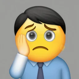 confused men emoji