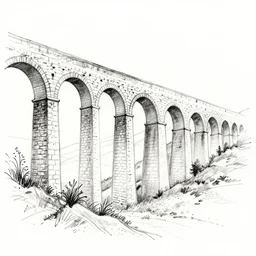 aqueduct one line sketch