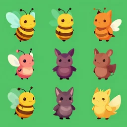 spritesheet game asset vector art, smooth style beeple, by thomas kinkade hearstone league of legends dofus overwatch, beastheart