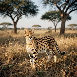 film photography nature documentary still image serval savannah environment