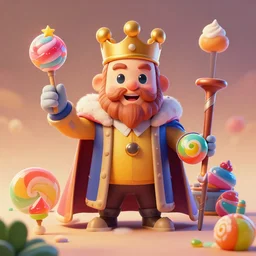 kingdom of candy, octane render, volumetric, unreal engine