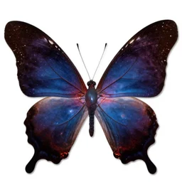 cosmic butterfly nebula, a closeup simple vector pop surrealism, by ( leonardo da vinci ) and greg rutkowski and rafal olbinski ross tran airbrush time magazine