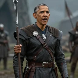 Obama in Vikings 4K quality super realistic