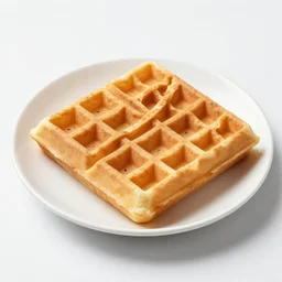 golden eggo waffle on a plate