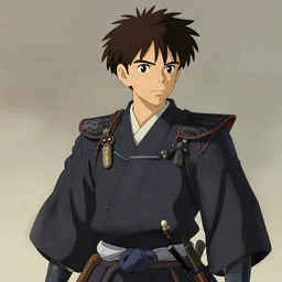 portrait of samurai warrior, artstation, cartoon, elegant, highly detailed, digital painting, concept art, smooth, sharp focus, illustration, art by studio ghibli, makoto shinkai, don bluth, fujita goro, jean giraud, atey ghailan, akihiko yoshida, tom whalen, anton fadeev 8 k