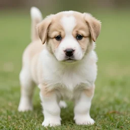 A cute puppy.
