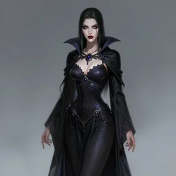 dark sorceress fullbody pose, beautiful face, highly detailed, artgerm style, artstation, soft light, sharp focus, illustration, character design, concept art