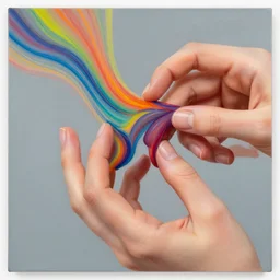 you can hear the colors flowing from her fingers by charmaine olivia - n 4