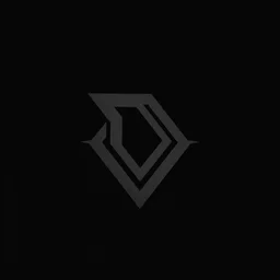 logo on the black background for deepdubstep music artist