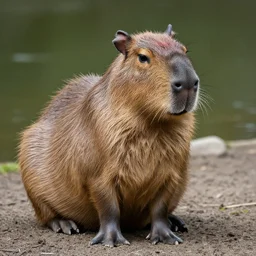 award winning photo of a capybara