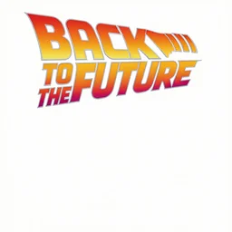 Back To the future (1985) minimalist movie poster, hi res
