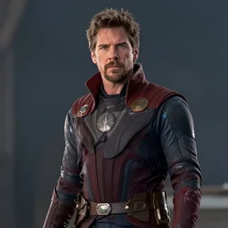 film still of 30 year old Harrison Ford as Star Lord in Guardians of the Galaxy