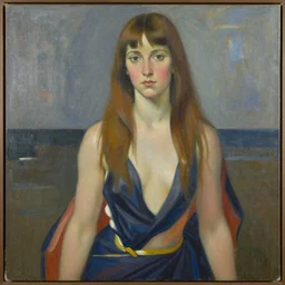 erna solberg painted by Gil Elvgren