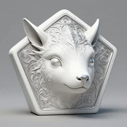 anthropomorphic pentagon head in white darkchief ryan reynolds hydrargent, intricate, elegant, highly detailed cute animal, wide angle, digital painting, artstation, concept art, sharp focus, illustration, art by artgerm, bob eggleton, stephen hickman, richard corben, wayne barlowe, greg rutkowski, alphonse mucha, 8 k