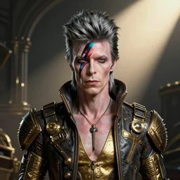 Digital David Bowie steampunk style