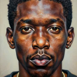 A extremely highly detailed majestic hi-res beautiful immaculate head and shoulders award winning painting masterpiece of the face of a strong black african man by Jean-Michel Basquiat, 8k, high textures, hyper sharp, insanely detailed and intricate, super detailed, 8k HDR high quality