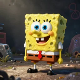 photorealistic Spongebob