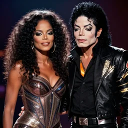 diana ross mixed with michael jackson
