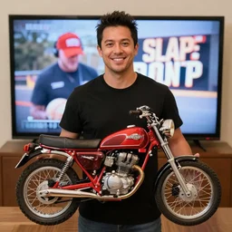 vince offering new slapchop 3 0 0 0, tv add still,