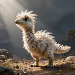 a feathery flubbasaurus named Greegor