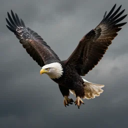 portrait george washington soaring on a bald eagle by greg rutkowski, fantasy