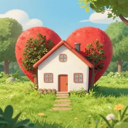 house ( ( heart ) )