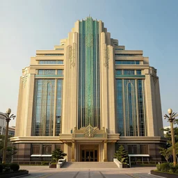 art deco scenic, highly detailed, photorealistic, photo, by edward lucie - smith
