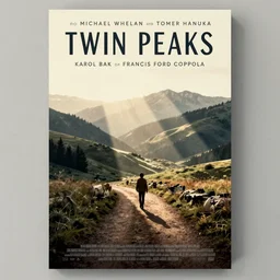 poster artwork by Michael Whelan and Tomer Hanuka, Karol Bak of Francis Ford Coppola, from scene from Twin Peaks, clean